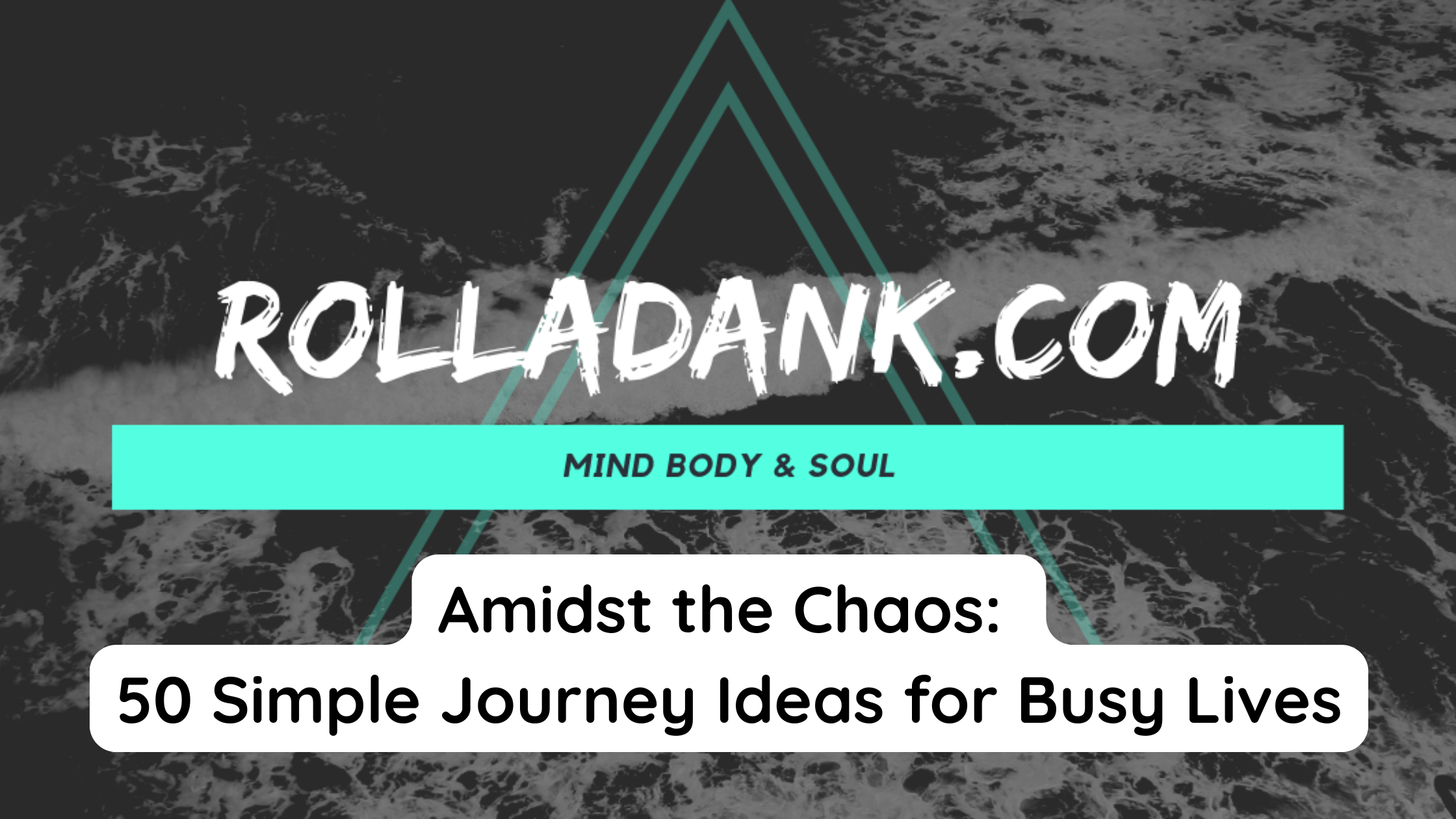Amidst the Chaos 50 Simple Journey Ideas for Busy Lives