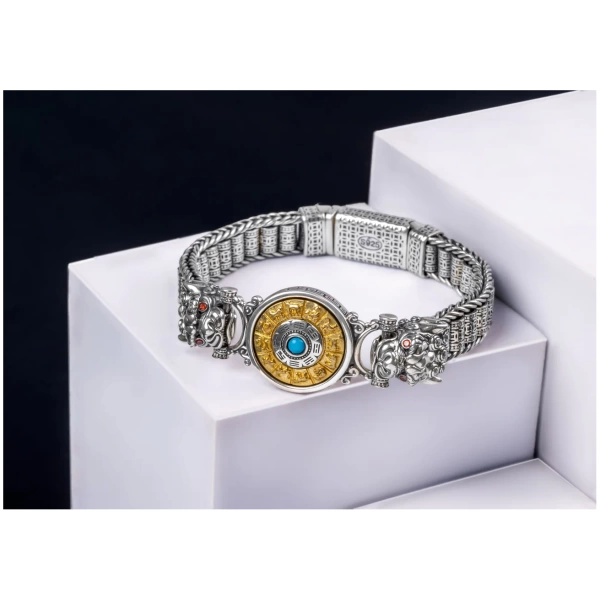 Revolving Zodiacs Dragon Bracelet