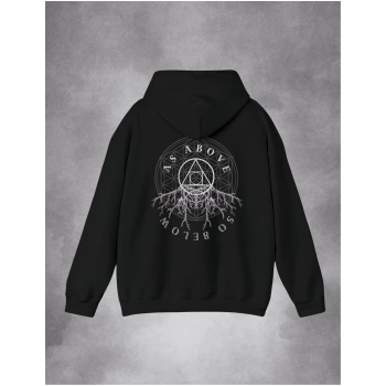 As Above So Below Roots Occult Hoodie