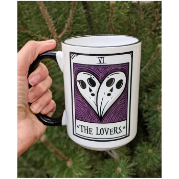 Tarot Card The Lovers Ghost Mug